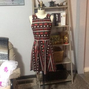 Woman’s dress,  size 6!   Tribal print